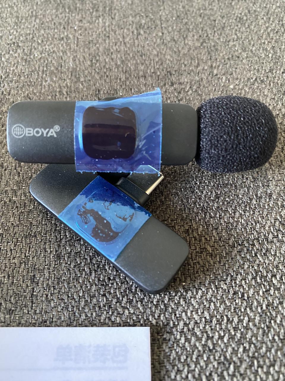Микрофон петличный беспроводной Boya BY-MW3 Type-C/Lightning петличка для iPhone (2610606745) - фото 5
