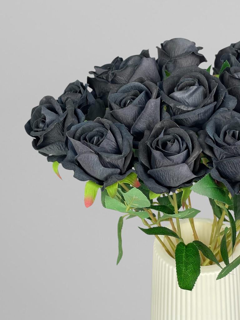 Роза на стебле 51 см Черный (К02087) - фото 4