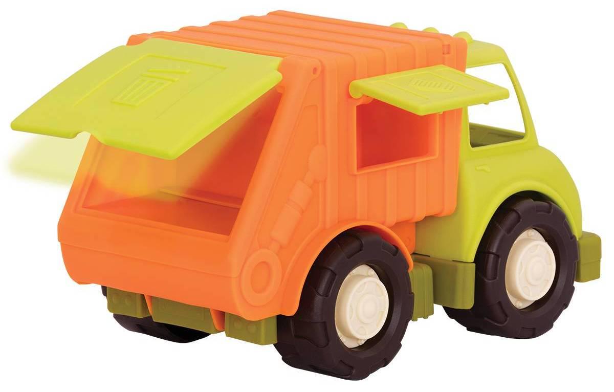 Игрушечный Эко-мусоровоз Battat BX2245D Лайм/Оранжевый (41518) - фото 2 Игрушечный Эко-мусоровоз Battat BX2245D Лайм/Оранжевый (41518) - фото 2