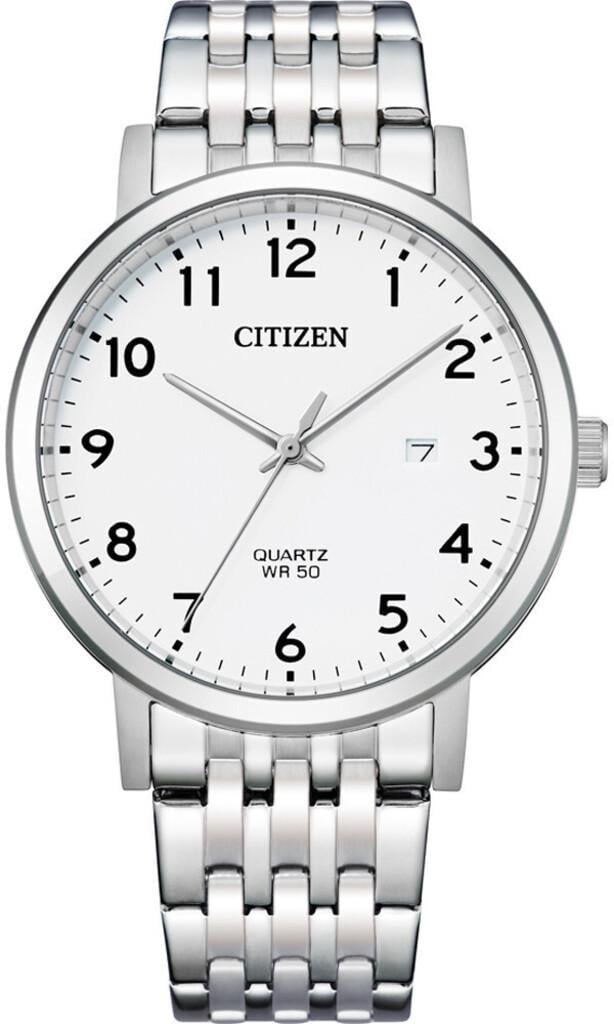 Наручные часы мужские Citizen BI5070-57A со стальным корпусом и белым циферблатом Наручные часы мужские Citizen BI5070-57A со стальным корпусом и белым циферблатом