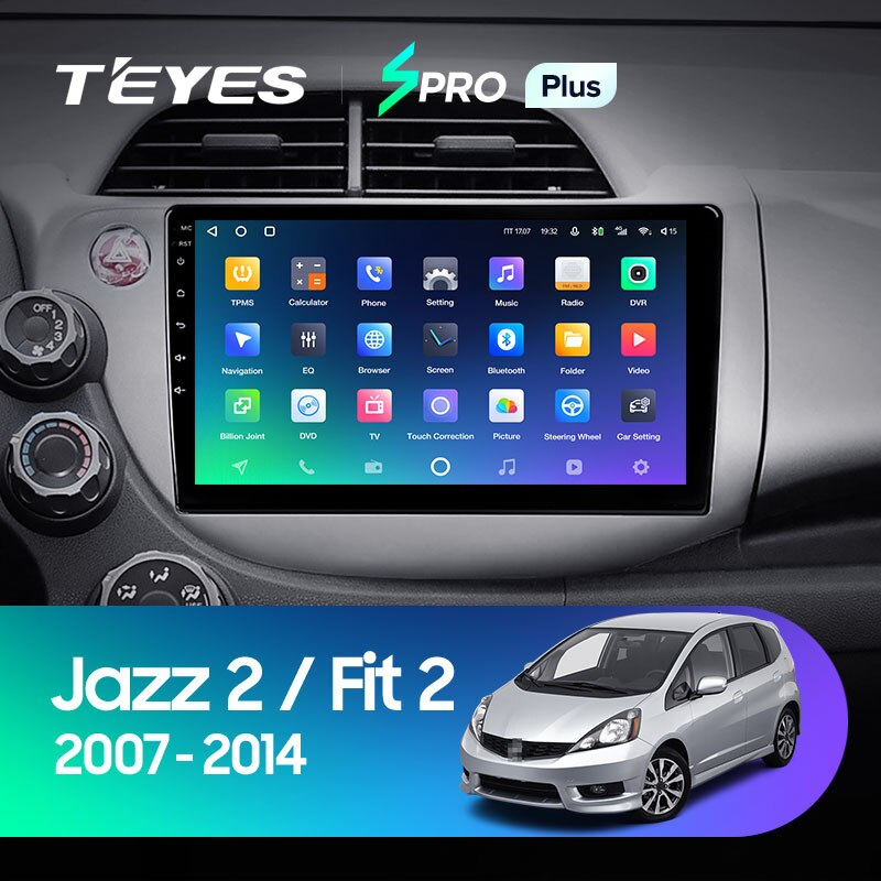 Автомагнітола штатна Teyes SPRO Plus для Honda Jazz 2 GG 2008-2014/Fit 2 GE 2007-2014 Android SPRO PLUS 6+128G Wi-Fi/4G (1648699752) - фото 3