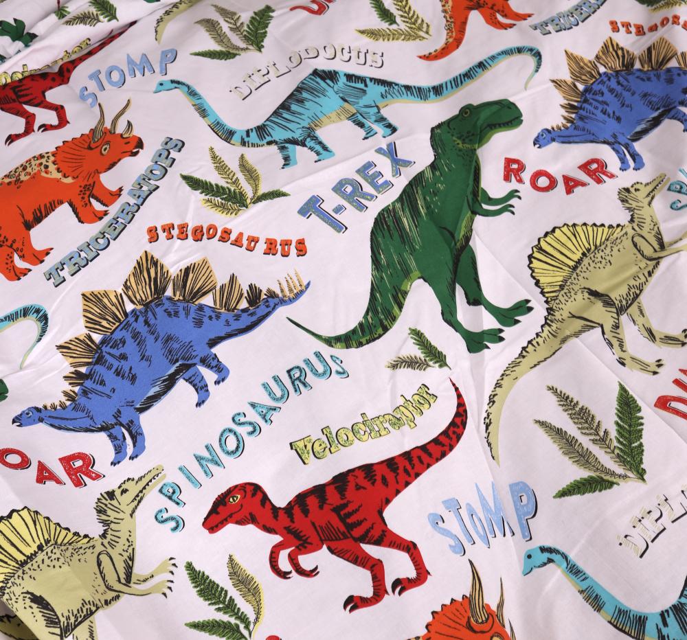 Комплект постільної білизни PaniPava Dino Era бязь 155х215 см (10100891) - фото 7