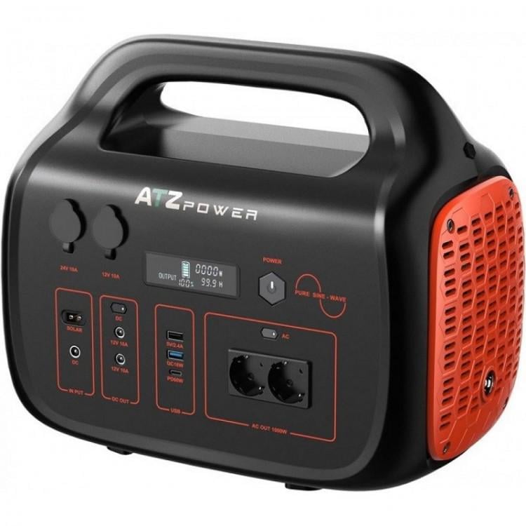 Зарядная станция ATZ Power 1000W 1075Wh LiFePO4