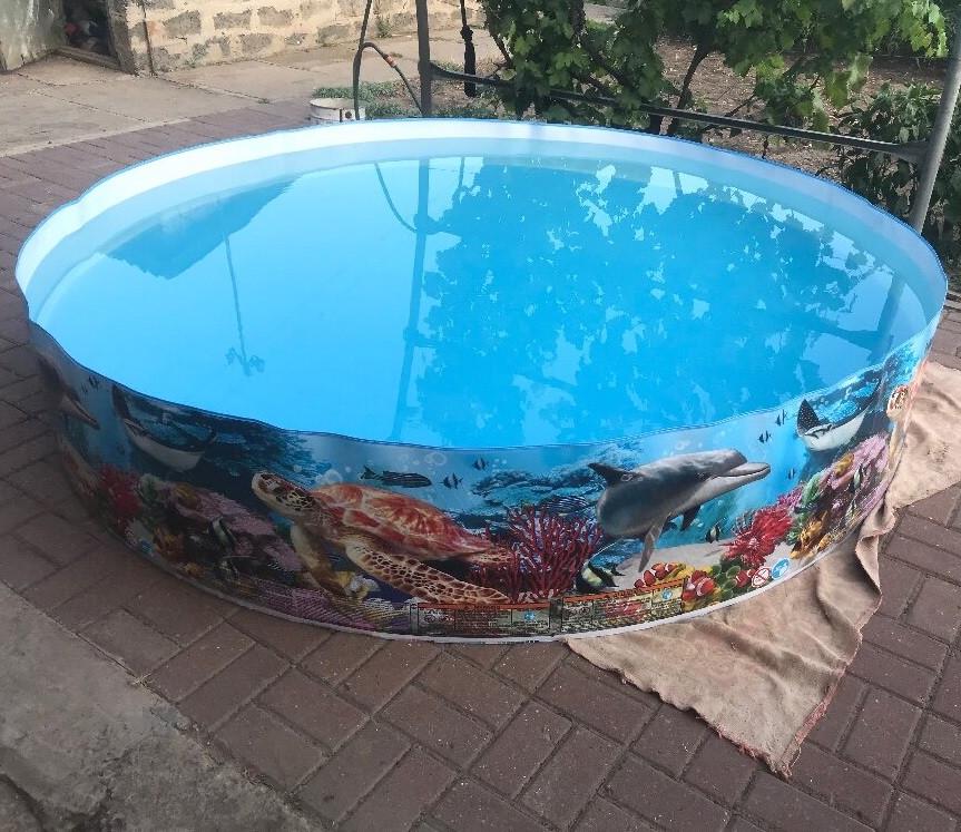 Бассейн каркасный детский Intex Океанский Риф 244х46 см (28443657) - фото 4 Бассейн каркасный детский Intex Океанский Риф 244х46 см (28443657) - фото 4