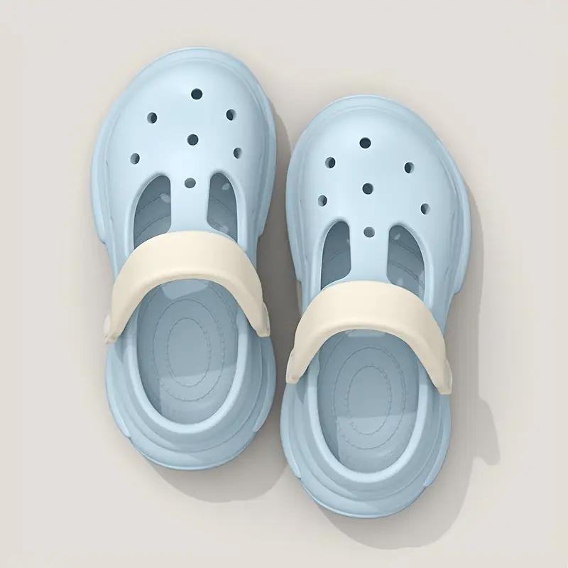 Сабо женские из пеноматериала EVA с амортизирующей и антискользящей подошвой р. 38 24 см Голубой (D-0143) - фото 5 Сабо женские из пеноматериала EVA с амортизирующей и антискользящей подошвой р. 38 24 см Голубой (D-0143) - фото 5