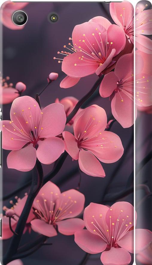 Чехол на Sony Xperia M5 E5633 Пурпурная сакура (6075m-217-42517) Чехол на Sony Xperia M5 E5633 Пурпурная сакура (6075m-217-42517)