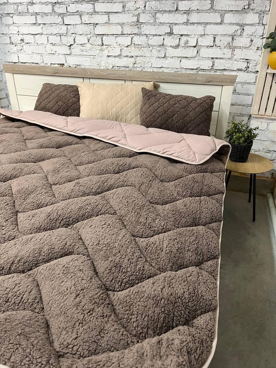 Ковдра хутряна полуторна 155х210 см Коричневий (22936476) - фото 8 Ковдра хутряна полуторна 155х210 см Коричневий (22936476) - фото 8