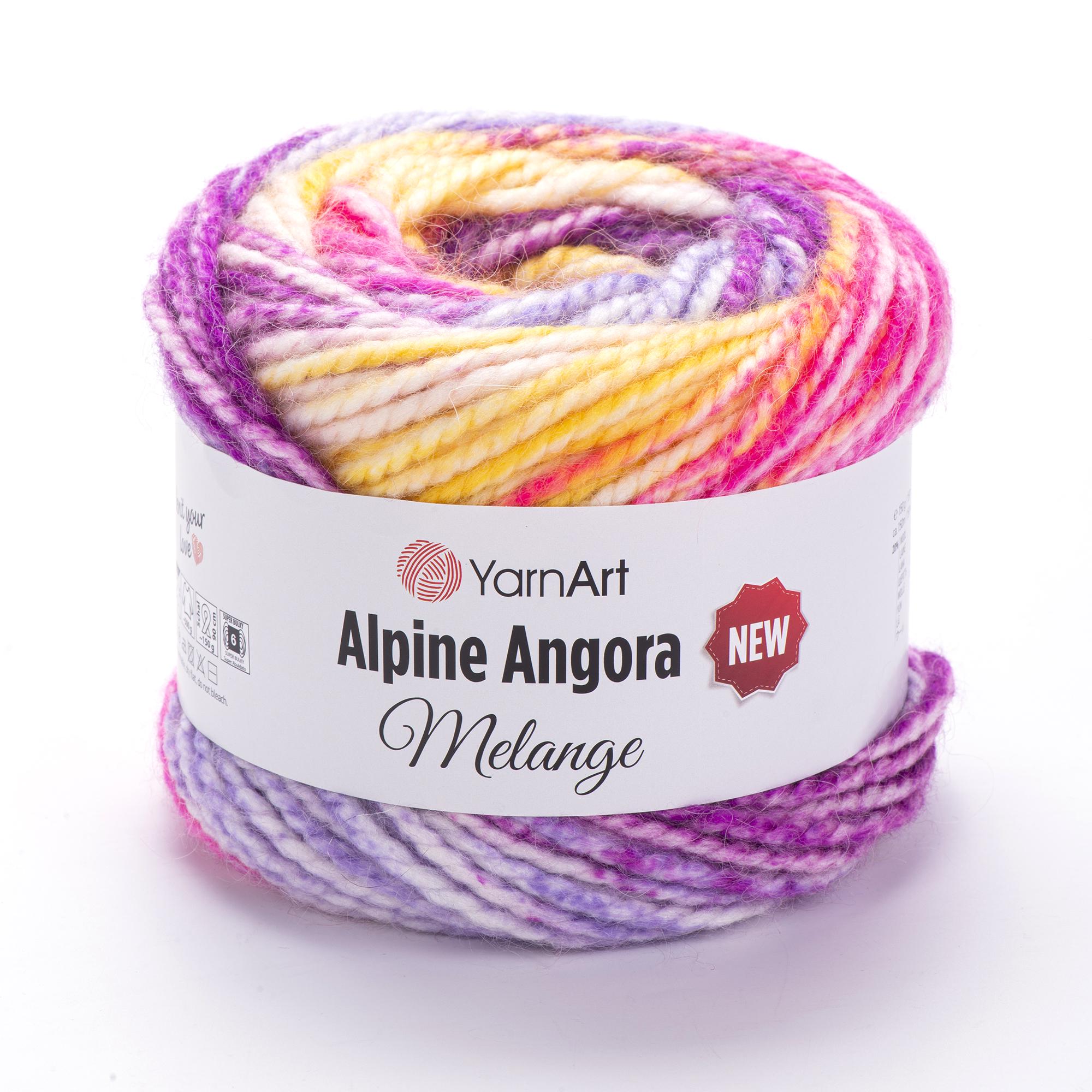 Пряжа YarnArt Alpine Angora Melange New 6414