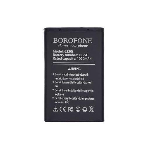 Акумулятор Borofone BL-5C для Nokia 2300/3100/5030/6230/6230i/6600/6630/C1-00/C2-00/E50/N70/N71/N72/X2-01 (BONO011585) Акумулятор Borofone BL-5C для Nokia 2300/3100/5030/6230/6230i/6600/6630/C1-00/C2-00/E50/N70/N71/N72/X2-01 (BONO011585)