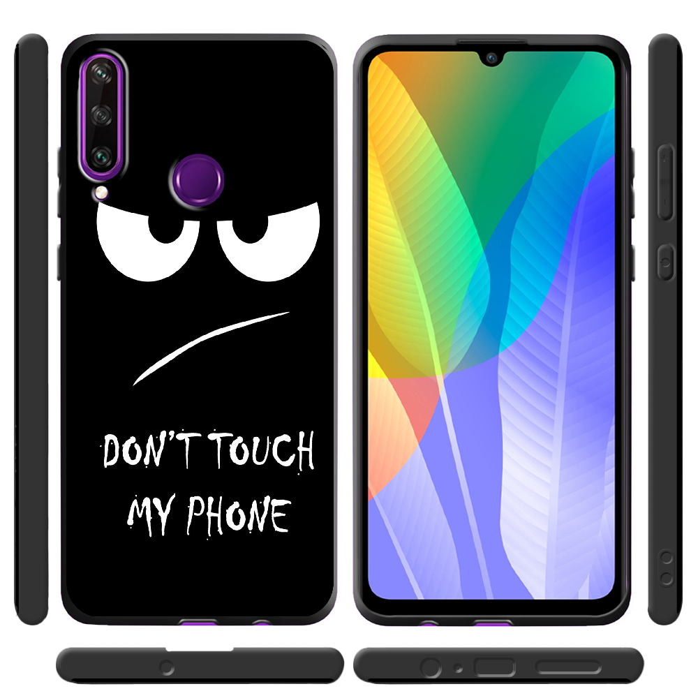 Чехол Boxface Huawei Y6p Don't Touch my Phone Черный силикон (40017-up535-40308) - фото 2