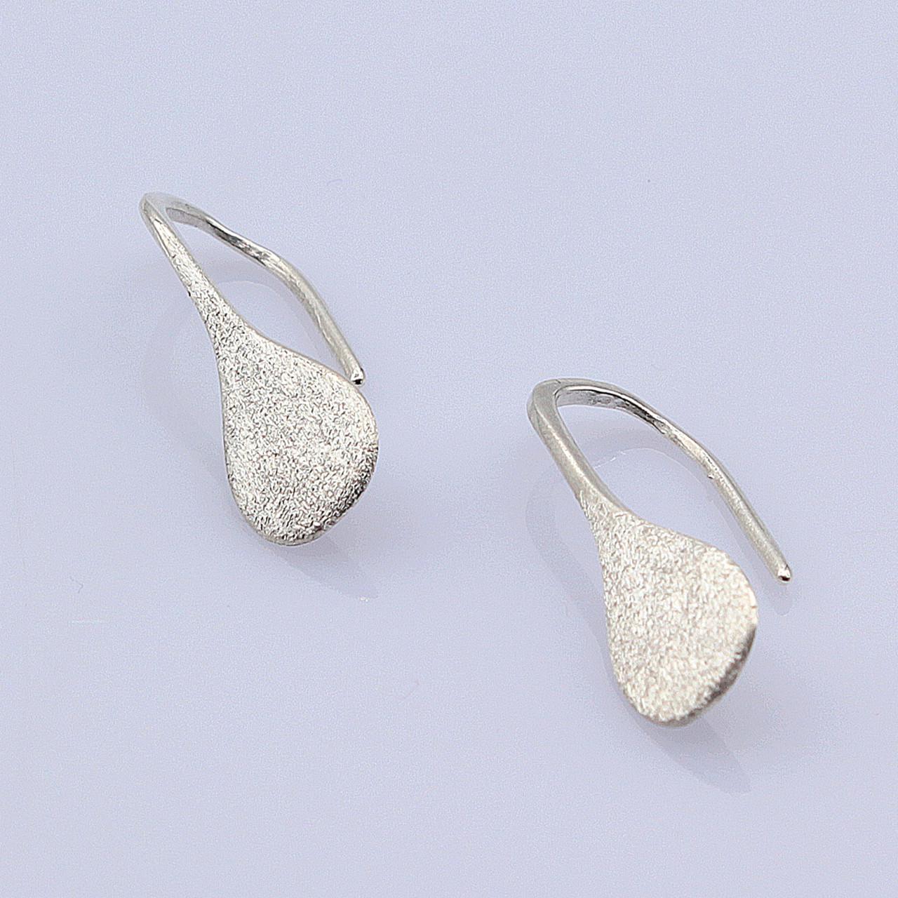 Серебряные серьги Геометрия