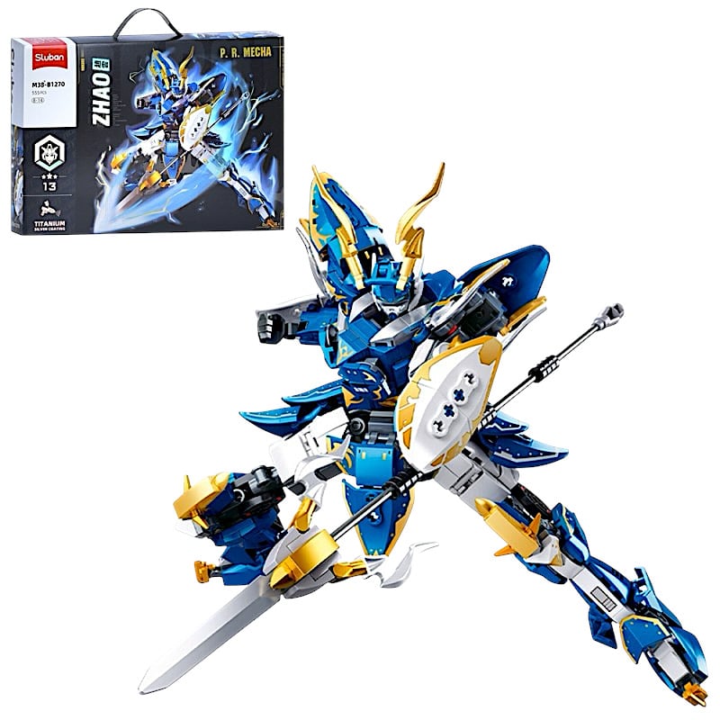 Конструктор SLUBAN M38-B1270 Робот Середньовічний воїн 555 деталей (114257) Конструктор SLUBAN M38-B1270 Робот Середньовічний воїн 555 деталей (114257)