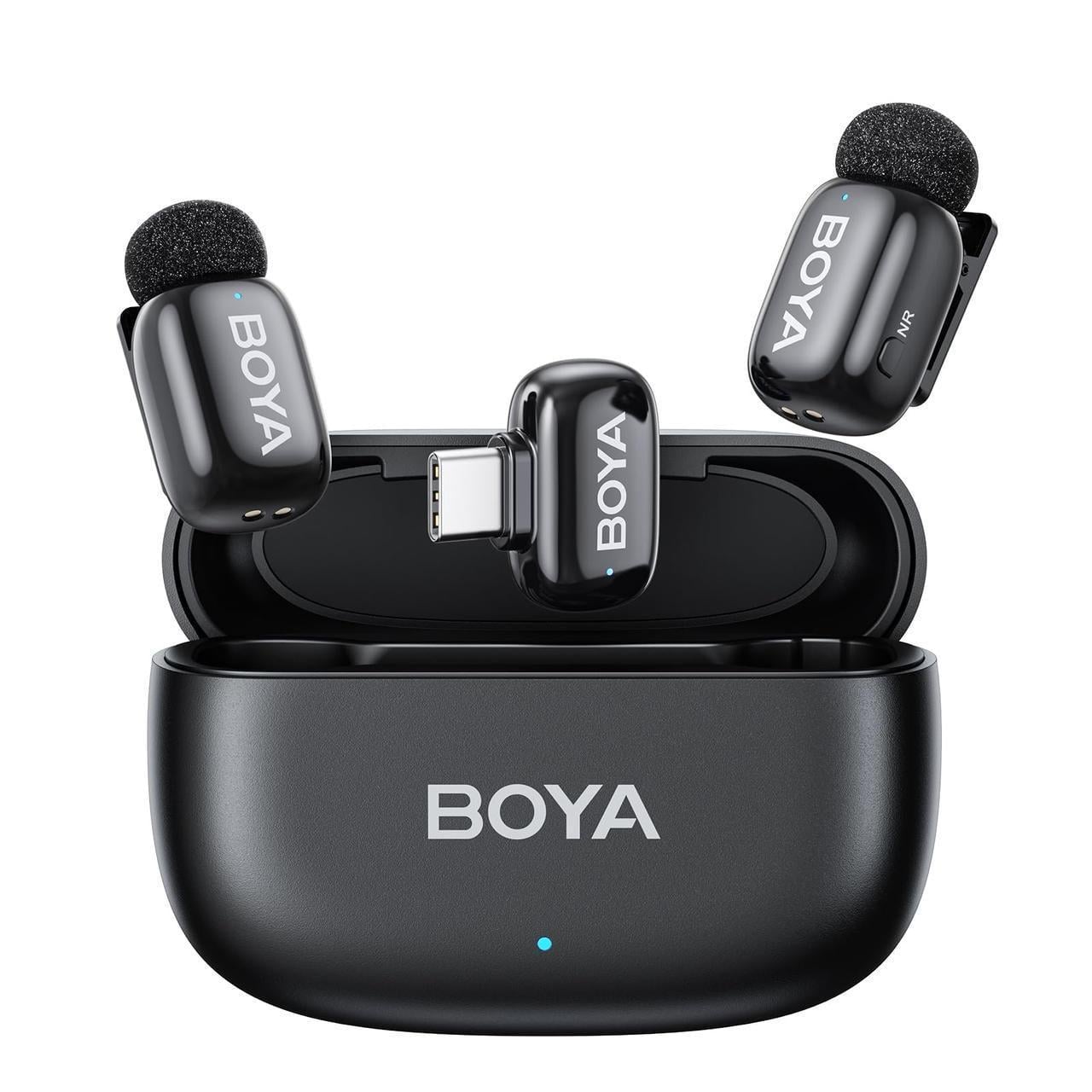 Мікрофон бездротовий петличний Boya Mini Type C на одяг/для телефону/для запису відео (BOYA-mini)