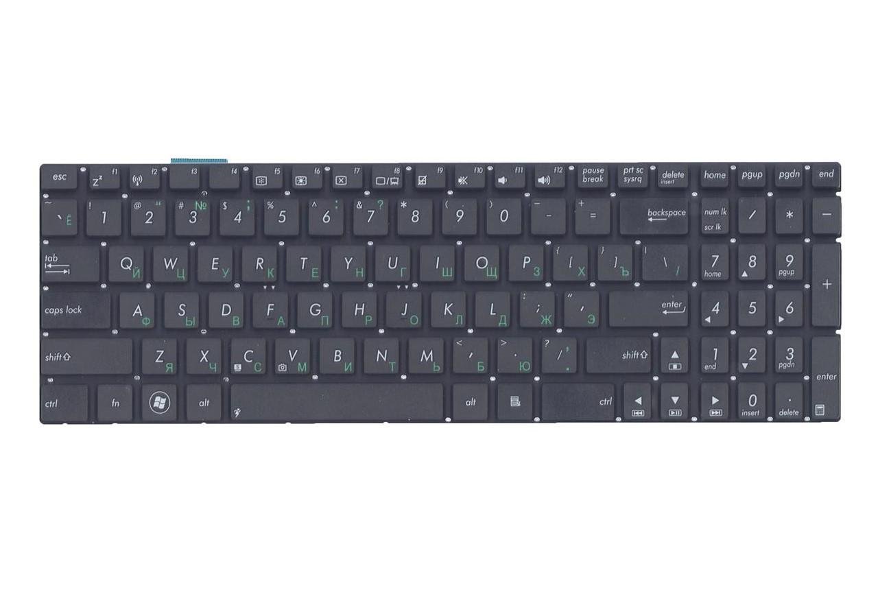 Клавиатура для ноутбука Asus R514VM матова з підсвічуванням клавіш (0KNB0-6120RU00)