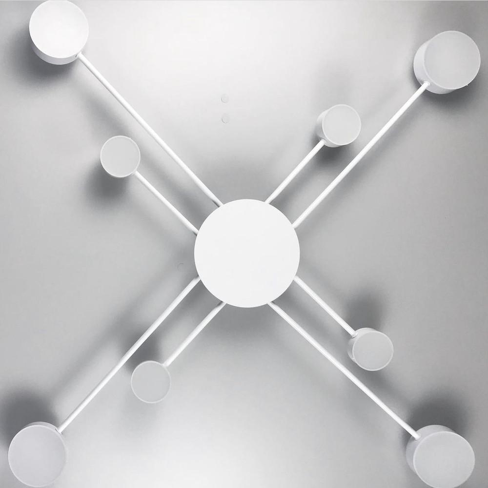 Люстра стельова LED Білий (MD 8030 WT)