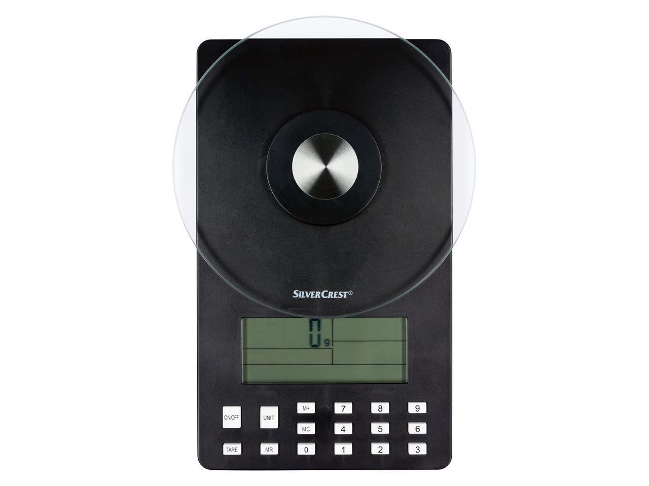 Весы кухонные Silver Crest SNAW 1000 D2 аналитические Black (595972)