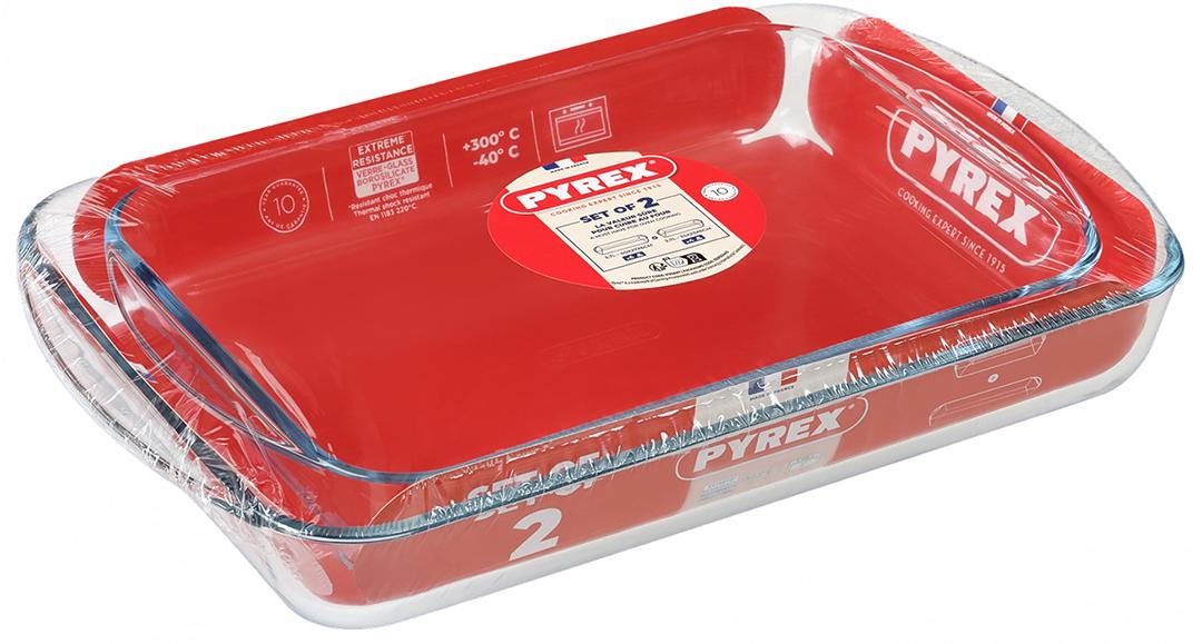 Набор стеклянных форм Pyrex 2 шт. (913S607/8044)