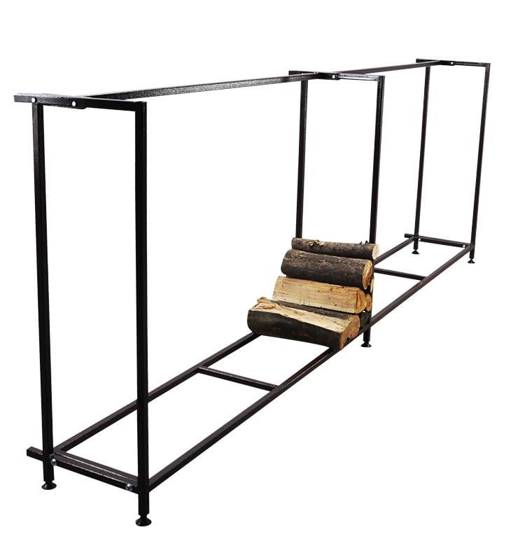 Стеллаж двойной Kompred OL391/1 для сушки и хранения дров (1675206607)