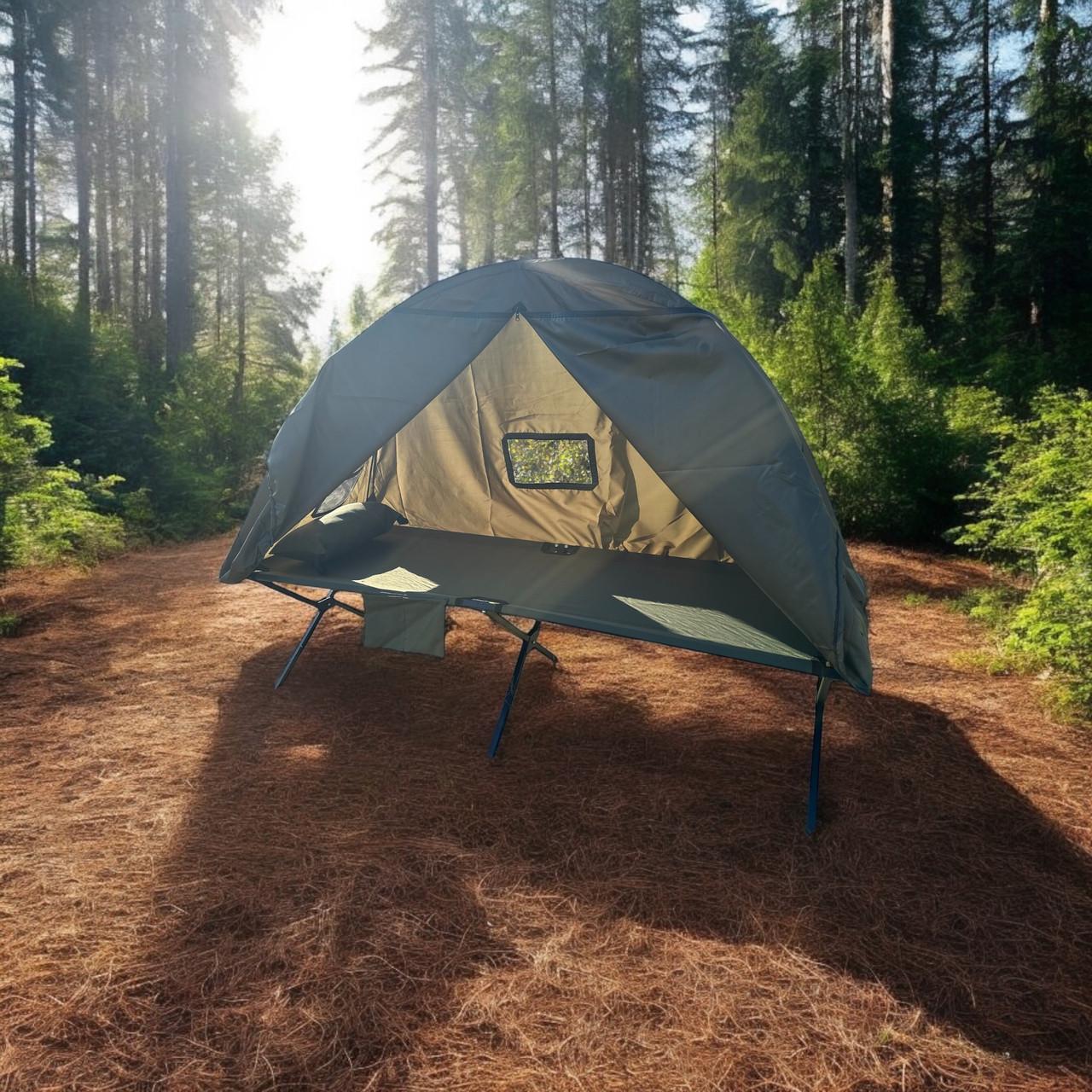 Намет-дощовик для розкладачки Aforce тип НАТО з антимоскітною сіткою Хакі (2422469417)