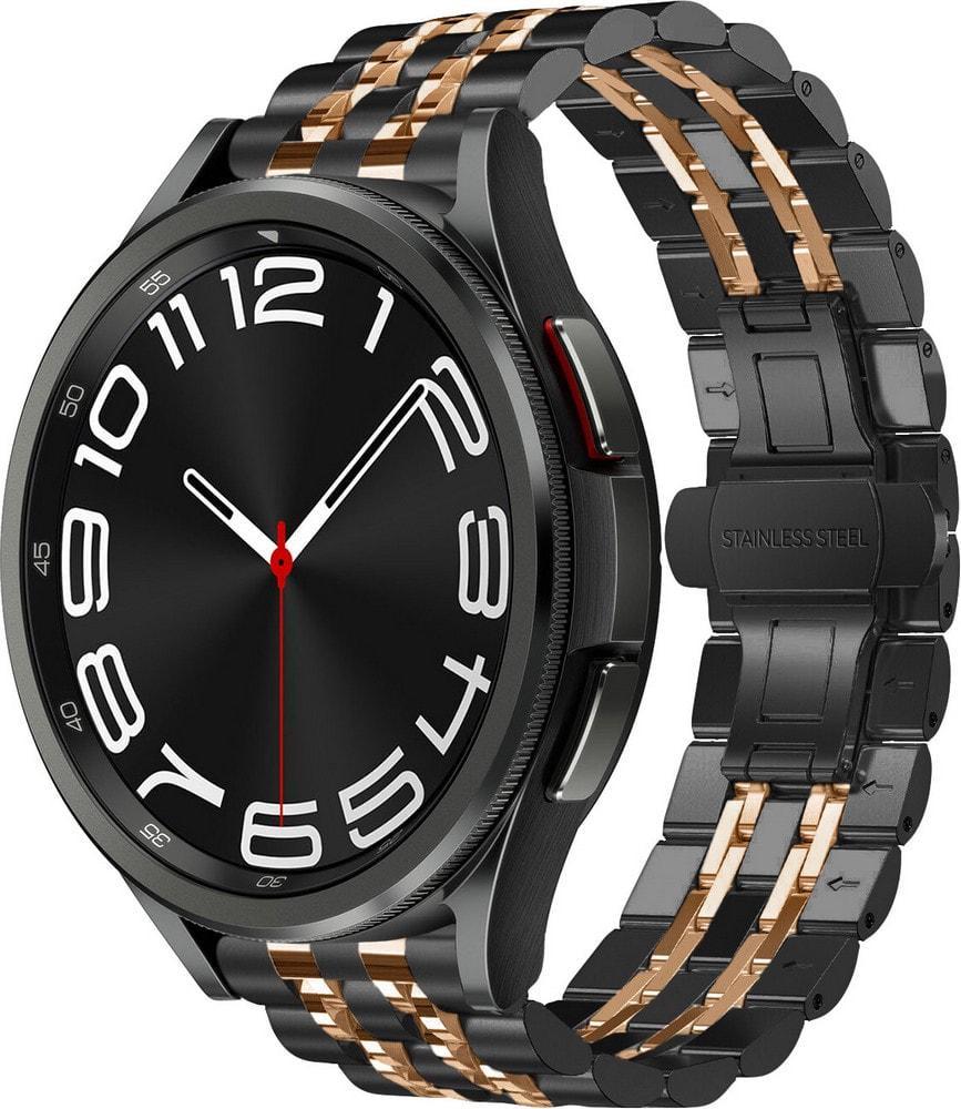 Браслет металлический Spinye Line для Galaxy Watch 6 Classic 43 мм Black Pink (37647-51) Браслет металлический Spinye Line для Galaxy Watch 6 Classic 43 мм Black Pink (37647-51)