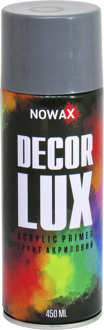 Грунт-спрей Nowax Decor Lux 450 мл RAL 7015 Сірий (NX48035 7015) - фото 1