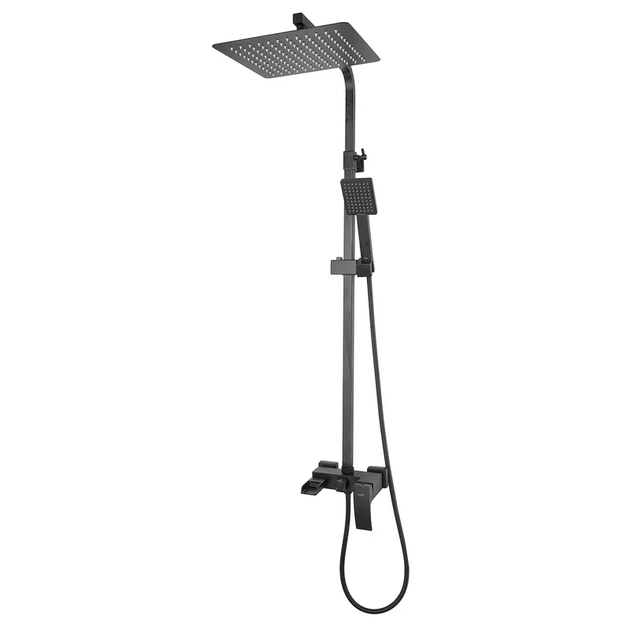 Душевая колонна KOER KB-58007-05 с водопадом Black (KR3463)