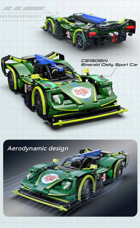 Конструктор детский CaDa Emerald Deity Машина на радиоуправлении для мальчика 388 дет. (22774741) - фото 4 Конструктор детский CaDa Emerald Deity Машина на радиоуправлении для мальчика 388 дет. (22774741) - фото 4