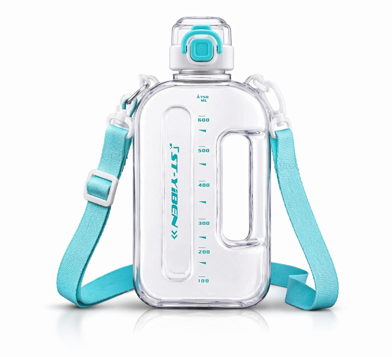 Бутылка для воды из BPA-free пластик 750 мл Белый (2416098636)