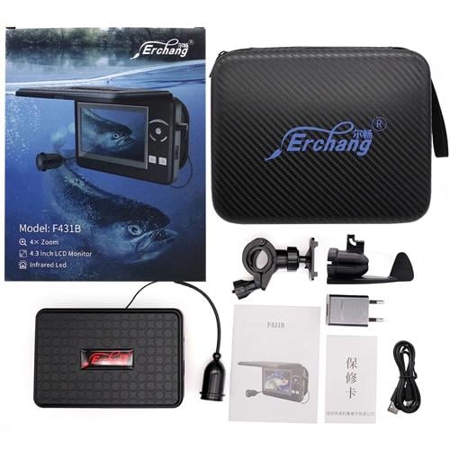 Камера для риболовлі підводна Erchang F431B 4,3" 1000TVL 4000 mAh 15 м Black (764192) - фото 3 Камера для риболовлі підводна Erchang F431B 4,3" 1000TVL 4000 mAh 15 м Black (764192) - фото 3