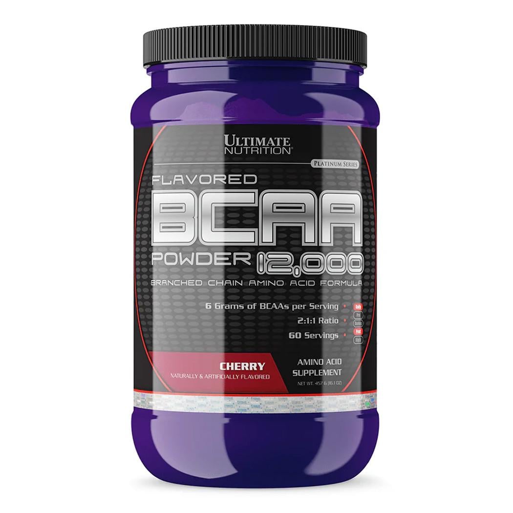 Аминокислоты Ultimate Nutrition BCAA 12 000 Вишня 457 г (01991-01) Аминокислоты Ultimate Nutrition BCAA 12 000 Вишня 457 г (01991-01)