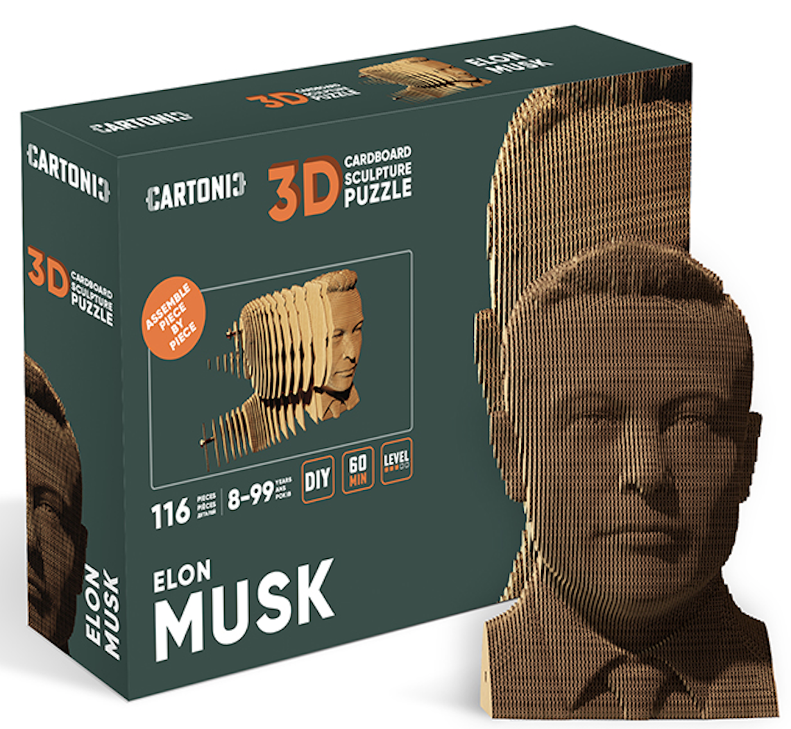 Картонный конструктор Cartonic 3D Puzzle ELON (8987173)