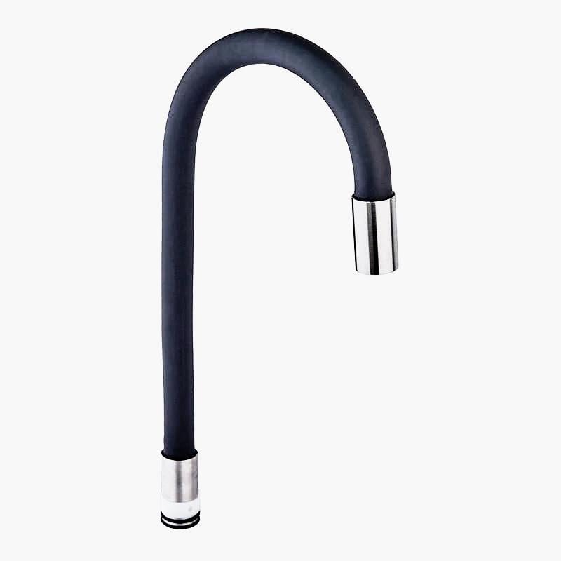 Вилив для кухонного змішувача MIXXUS SPO-06.SUS Refl.Black гнучкий з нержавіючої сталі SUS304 Чорний (MI6066)