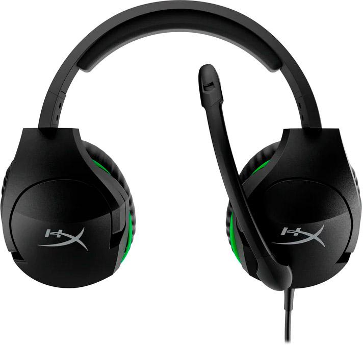 Наушники игровые HyperX CloudX Stinger для Xbox Black/Green (4P5K1AA) - фото 4 Наушники игровые HyperX CloudX Stinger для Xbox Black/Green (4P5K1AA) - фото 4
