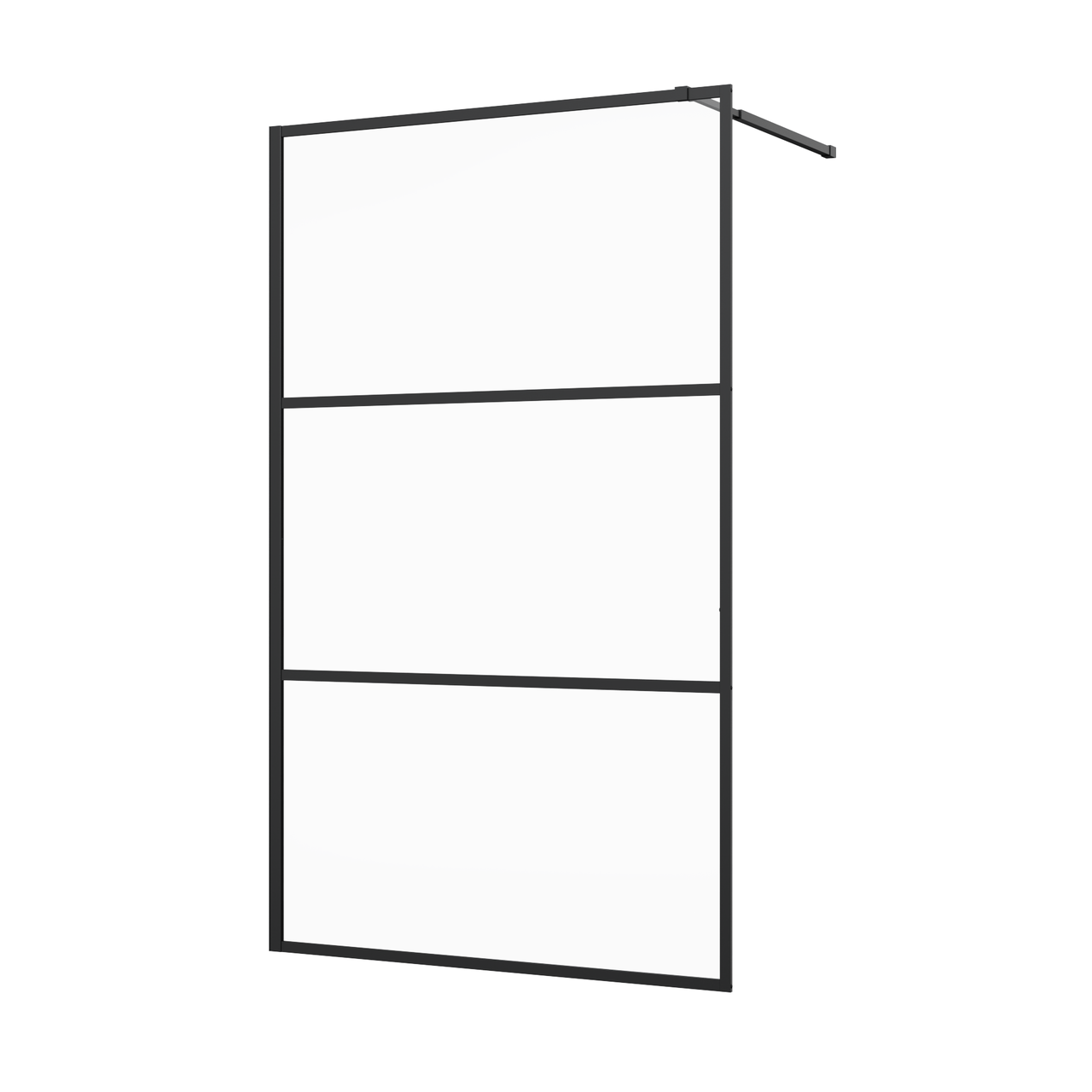 Стеклянная душевая перегородка AVKO Glass S257 195х120 см Clear (2371516805)