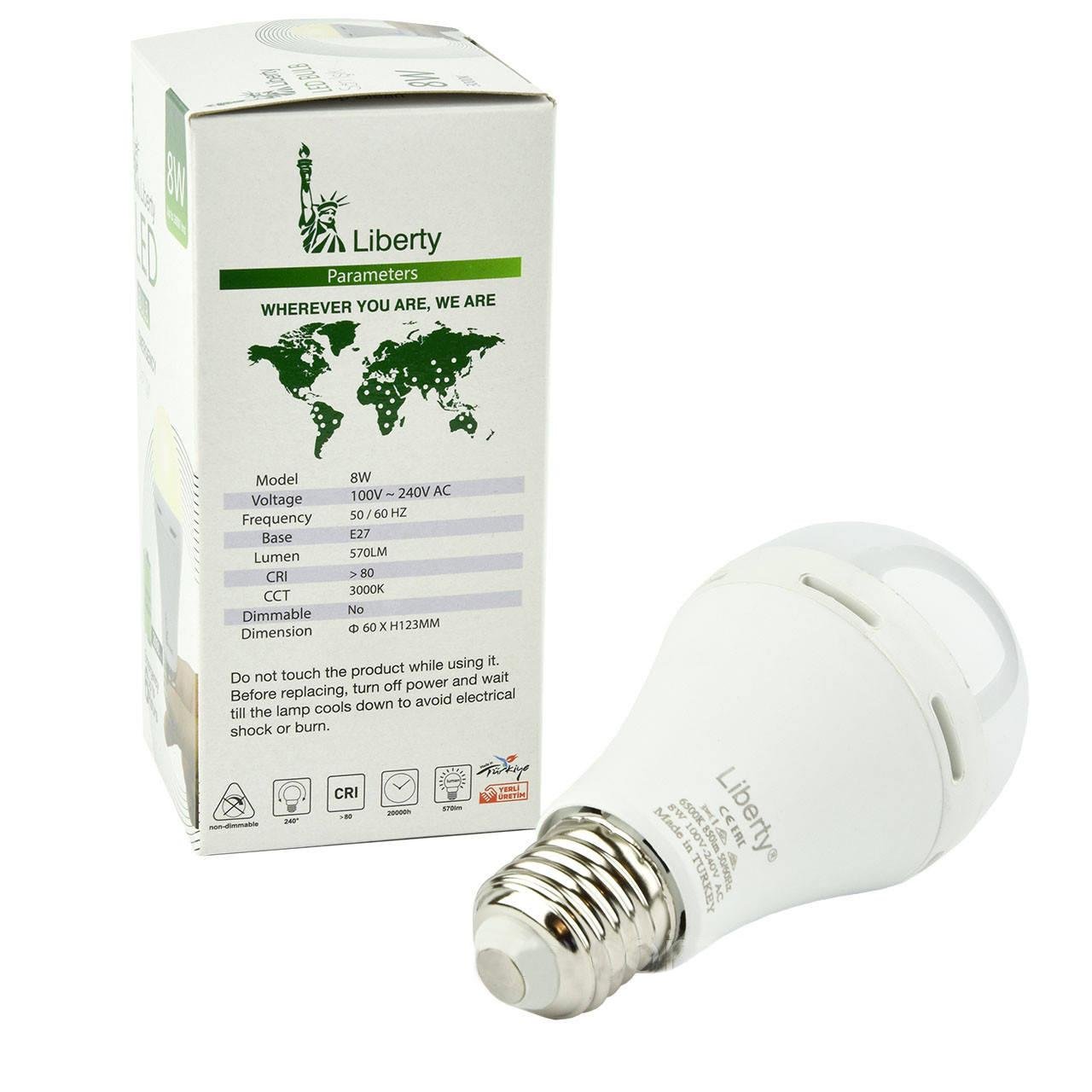 Лампа акумуляторна Liberty світлодіодна 8 W E27