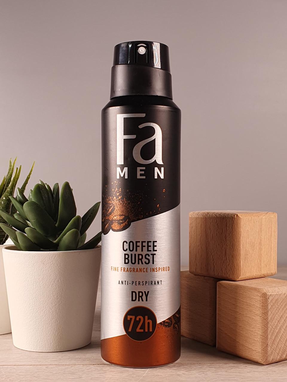 Дезодорант Fa Men Coffee Burst з ароматом кави 150 мл (1882894602)