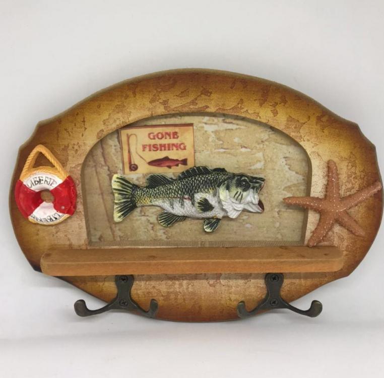 Ключница Морская с крючками 23х16 см (124971) Ключница Морская с крючками 23х16 см (124971)