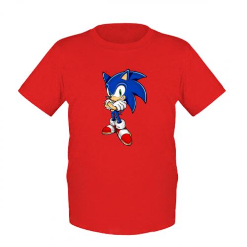 Футболка детская Sonic with smile 140 см Красный (7571888-3-143510-M)