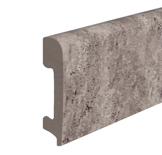 Плинтус дюрополимерный 2500х15х77 мм Темный бетон (7715P-20185)