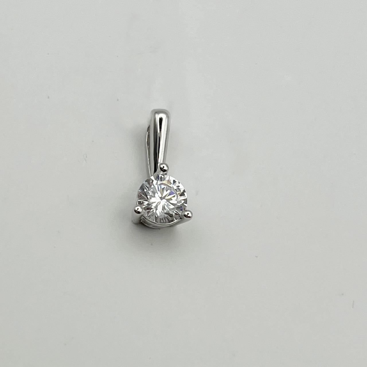 Серебряный кулон с кубическим цирконием 1,15 г (2476998208)