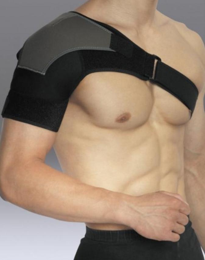 Фиксатор плеча LiveUp SHOULDER SUPPORT Черно-серый (LS5765) - фото 4 Фиксатор плеча LiveUp SHOULDER SUPPORT Черно-серый (LS5765) - фото 4