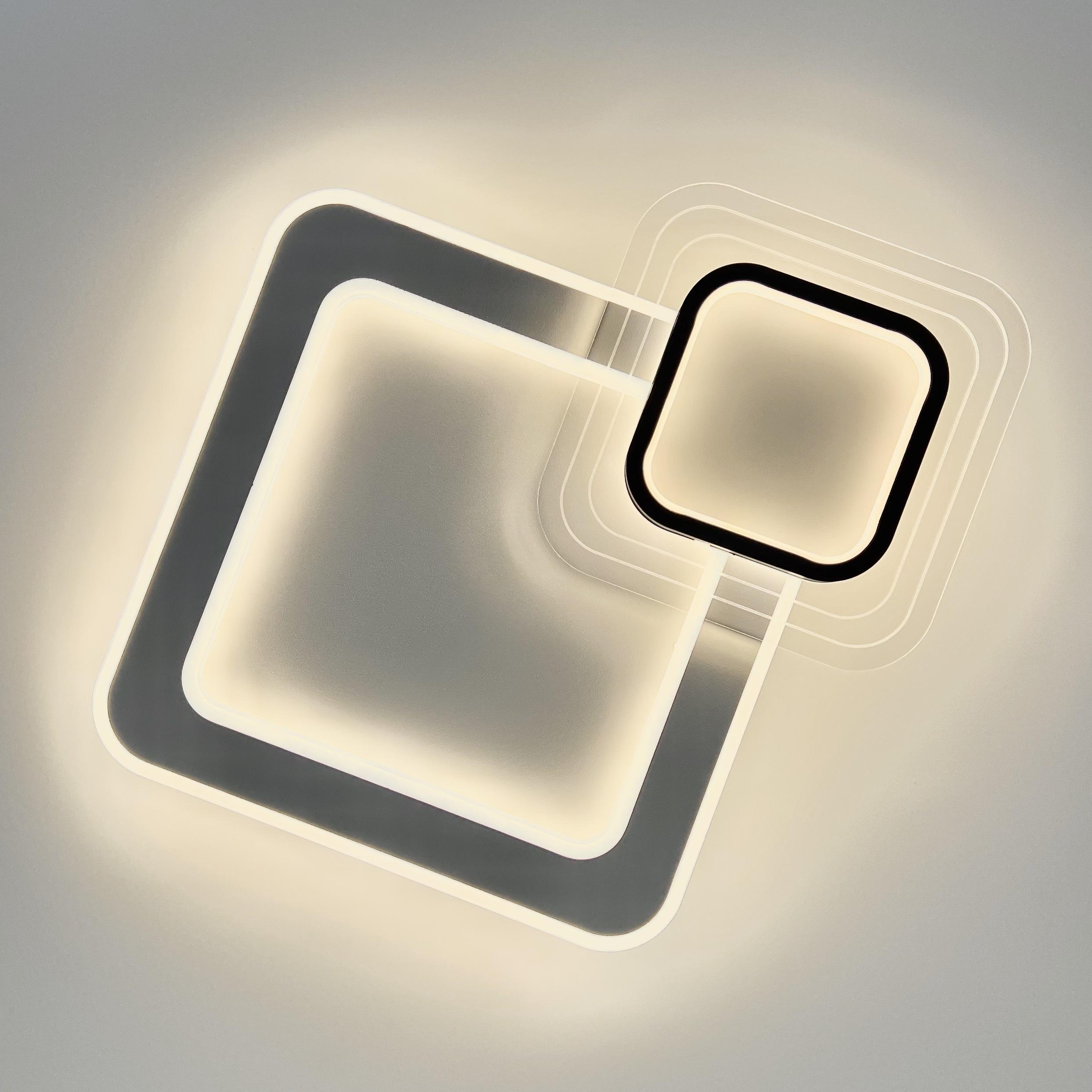 Люстра светодиодная потолочная Mervin 75 WS on/off 220 V IP20 White/Black - фото 5