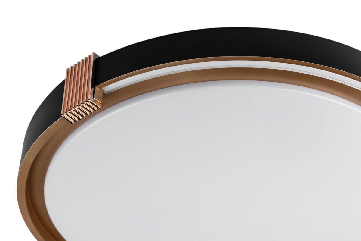 Потолочный светильник Vestum COLISEUM матовый 60W 3000К-6500К с ПУ 395х60 мм Черный - фото 2