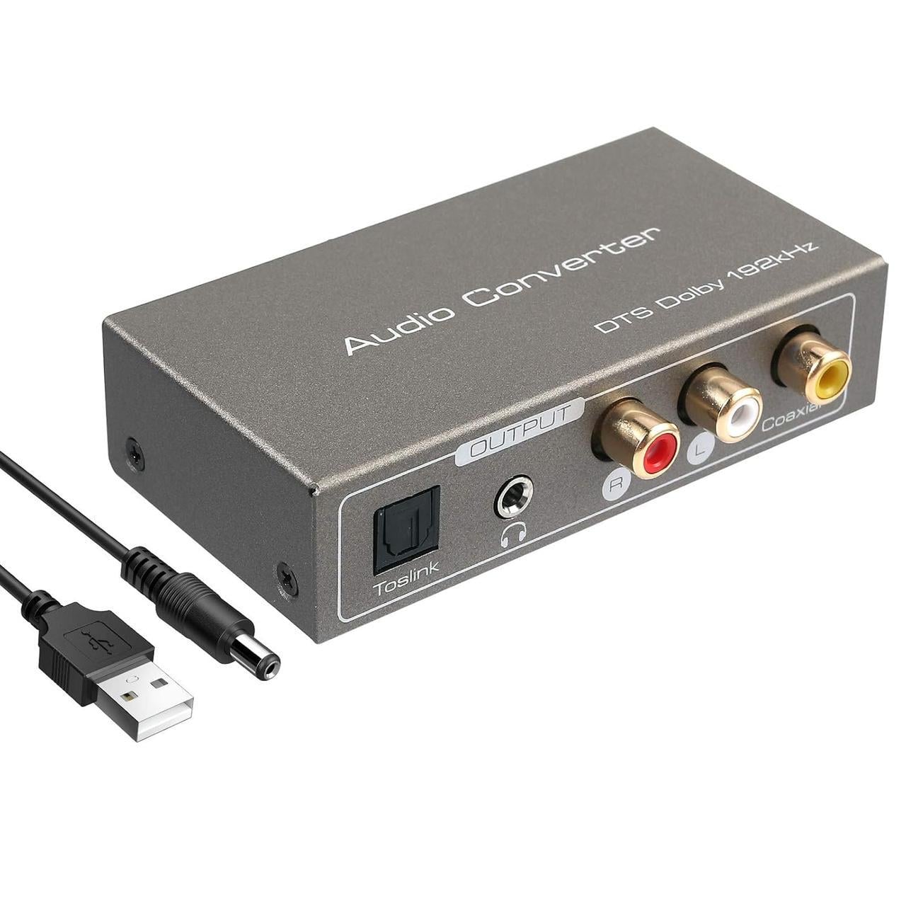 Аудіоперетворювач багатофункційний CAMWAY 192K HDMI ARC Toslink оптичний 3,5 мм L/R стереовихід (3198778783)