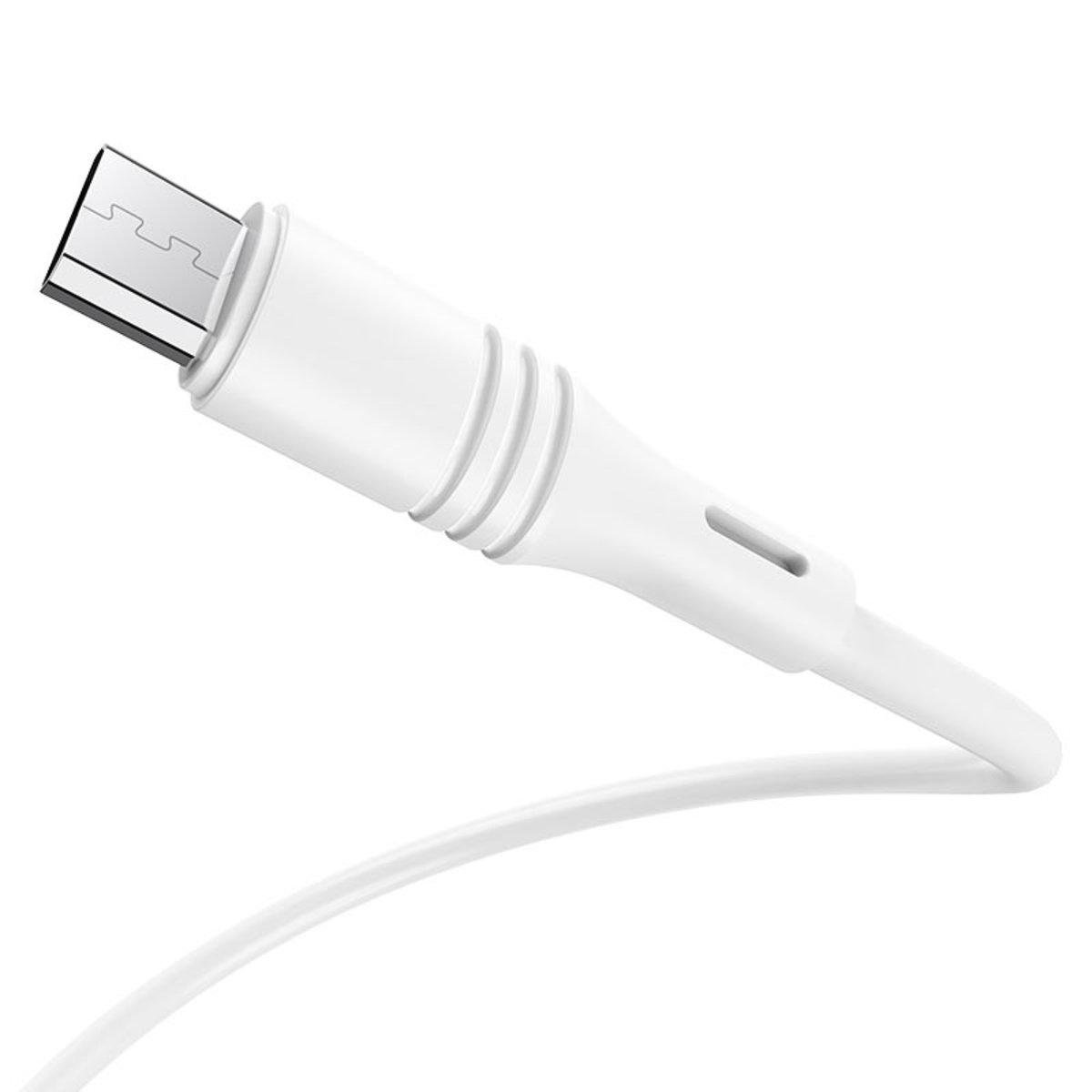 Кабель Borofone Charge OTG BX43 CoolJoy USB Micro 3,0 A 1 м White (BX43MW) Кабель Borofone Charge OTG BX43 CoolJoy USB Micro 3,0 A 1 м White (BX43MW)