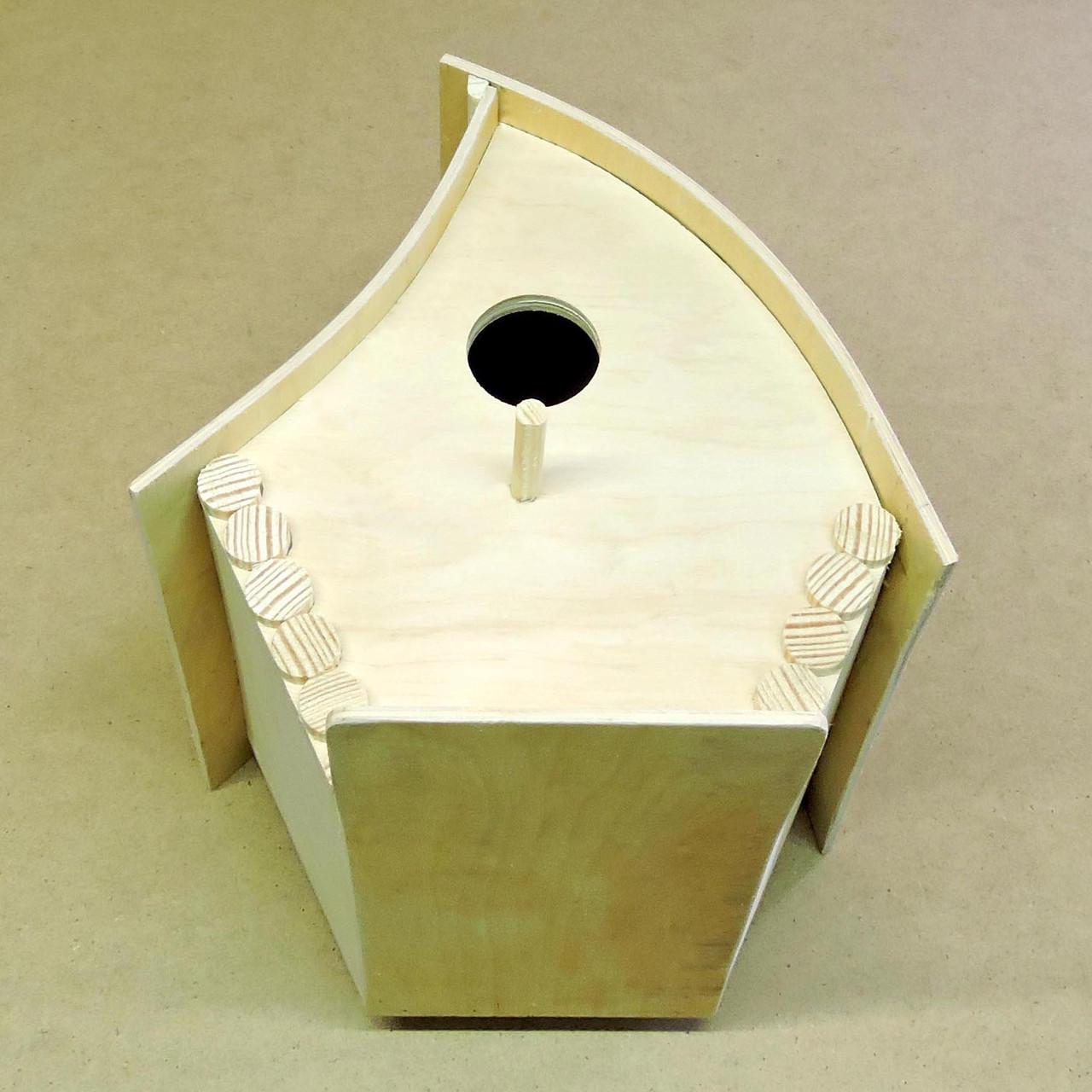 Шпаківня садова з дерева Рябинник (СКВ-001700) - фото 3