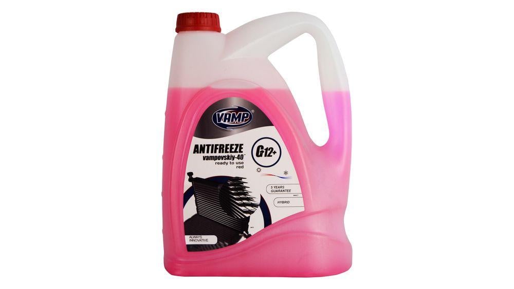 Антифриз Vamp G12 + -30 ° C 5 л Червоний (51115)