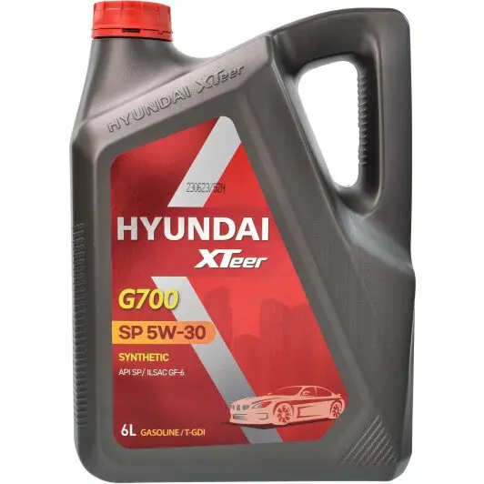 Моторное масло Hyundai XTeer Gasoline G700 5W-30 6 л (1061135)