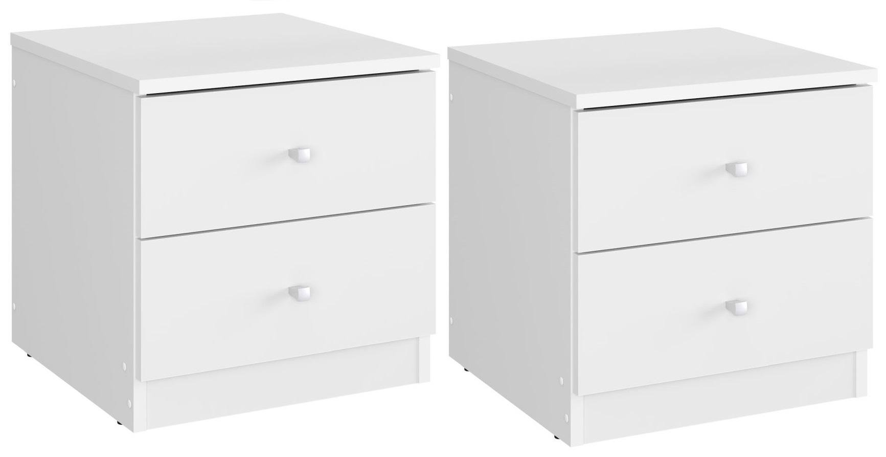 Тумба прикроватная комплект 2 шт. Компанит ПКТ-5 Нимфея альба (26653852)