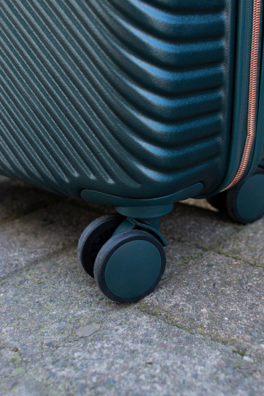 Чемодан пластиковый Wings WN-01 S Темно-зеленый (11881147) - фото 5 Чемодан пластиковый Wings WN-01 S Темно-зеленый (11881147) - фото 5